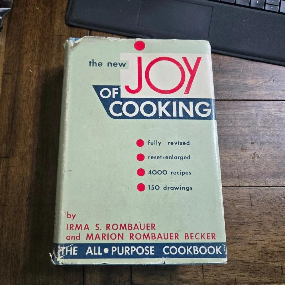 Bobbs-Merrill Joy of Cooking Cookbook Vintage Hardcover Revised Book